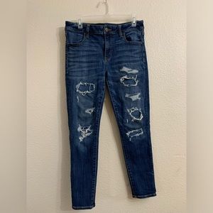 Great Condition American Eagle 12/Short Distressed Jeggings